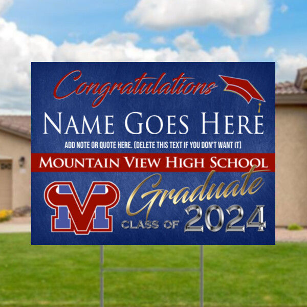 MVT  Personalized Senior Yard Sign  Thumbnail